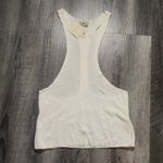 Free People  Intimately Ivory T-Back Crop Muscle Cami Tank Top Size S Photo 1