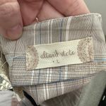 Altar'd State Mini Skirt Women L Tan Micro Plaid Academia School Girl Preppy NWT Photo 4