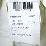 Piazza Sempione Shift Textured White Cotton Dress Size 42 Photo 10