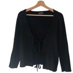 Danielle Bernstein  Ribbed Tie Cardigan Size‎ 1X NWOT Photo 0