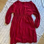 Isabel Maternity Dress Loose Flowy Pink Long Sleeve Size XL Artsy Motherhood Photo 11