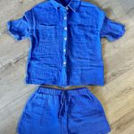 SheIn Royal Blue Shorts and Top Photo 0