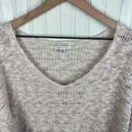American Eagle Open Knit Crochet Side Split Hem Sweater Size Large Beachy Boho Photo 2
