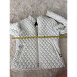 Metropolis Arabesque Quilted Jacket Women's White Full Zip Snap Accents Size 6 Photo 9