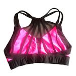 PINK - Victoria's Secret Pink Victoria’s Secret Ultimate Unlined Sports Bra M Hot Pink/Black Cage Back Photo 1
