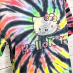 Hello Kitty  Rainbow Spiral Tie Dye T-Shirt Size Small Photo 7