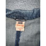 Faded Glory Vintage  Denim Blazer Jacket Women 12 Embroidered Floral‎ Boho Y2K Photo 10