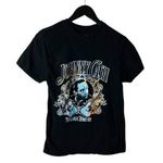 Johnny Cash T Shirt Womens Black Extra Small XS Graphic Tee Photo 0
