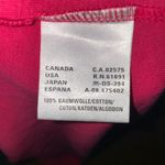Escada Sport Solid Pink Short Sleeve Crewneck Cotton T Photo 6