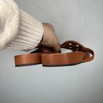 Tory Burch  Miller Cloud Camello Flip Flop Sandals Brown Leather Women Size 11 Photo 3