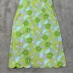 Lilly Pulitzer Women’s Vintage Guava Green Scallop Hem Sleeveless Dress Size 8 Photo 3
