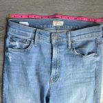 MOTHER The Insider Crop Step Fray Thrilling Shots 27 Blue Photo 7