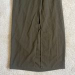 Sleeveless Maxi Dress in Olive Green Women's Large Photo 4