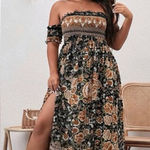 SHEIN off shoulder maxi dresd Size undefined Photo 0