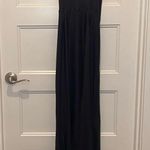 Chiara Boni  La Petite Robe Black Marghetta Ruched Maxi Dress Gown Size US 2 Photo 5