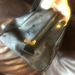 MCM VINTAGE Black Visetos Boston Top Handle Hand Bag MADE IN GERMANY Photo 5