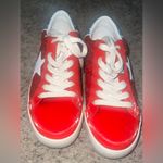 NEW Mi.im Shoes, Sneaker (Skylar), Red Sparkle, Size 9 White Photo 5