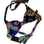 ABS Allen Schwartz Paisley Bikini Top NEW size 8 Photo 0