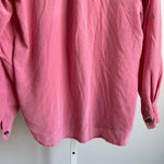 Sag Harbor Sag‎ Harbor sz 10 pink 100% silk VTG classic minimalist button blouse shirt Photo 5