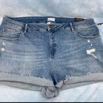 Ava & Viv Women’s Plus  Distressed Denim Shorts 26W Photo 2