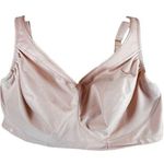 Glamorise Full Figure Plus Size MagicLift Seamless Sports Bra Wirefree #1006 Tan Photo 0