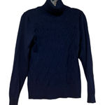 Eclectic Blue Turtleneck Sweater Women's Size Small Photo 0