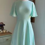 Mint Green Flowy Mini Dress Size 6 Photo 0