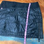 Skhoop Black Insulated outdoor Puffer Mini Skirt XL Photo 7