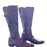 Matisse Creed Tooled Leather Boots Brown Size 8 Southwestern Boho Coastal Cute Photo 2