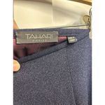 Tahari VINTAGE  Classics Blue Knee Length Straight Pencil Skirt Petite‎ Size 2 Photo 2