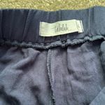 TALULAH  Navy Cargo Pants Size Zip Cinched Ankle Women’s Large Lightweight Spring Photo 4