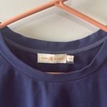 Tory Burch Navy Blue Lace Detail Women's Top M Photo 4