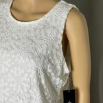 Ronni Nicole NWT  Sleeveless Off White Lace Dress Size Medium Photo 2