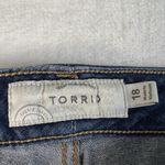 Torrid  Plus 18 Boyfriend Straight Jeans Stretch Distressed Holes Mid Rise Cuff Photo 5