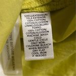 Loft Petites Women's Size 4 Neon Yellow Eyelet A-Line Short Skirt Photo 4