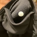 Lululemon  Wunder Under Crop High-Rise‎ Black Velvet Floral Flocked 21 Sz 4 Photo 9