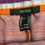 Forever 21 ⭐️ Bright Purple and Orange Stripe Mini Skirt Photo 2