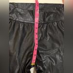 Commando  Black Faux Leather Joggers Size XS Photo 9