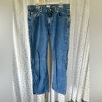 Calvin Klein Jeans Calvin Klein 100% Cotton Mid Rise Slim Fit Medium Wash Bootcut Denim Jeans 5 Photo 1