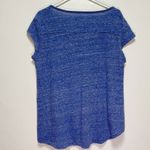 Alta Gracia Blue Marled New York Rangers Short Sleeved Scoop Neck T-Shirt Photo 4