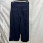 A New Day NEW  women's dark wash denim pleated belted wide leg stretch‎ jeans 16 Photo 4