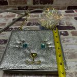 Betsey Johnson Silver Cat Crossbody Bag Photo 7