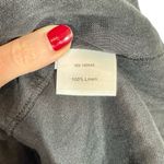 Frances Hart Maternity Maxine Smocked 100% Linen Ruffled Midi Dress Black Size undefined Photo 8