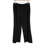 DAVID BROOKS Black Wide Leg Sailor Button Accent Dress Pants Women's Size 8 Photo 2
