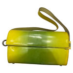 Salvatore Ferragamo  Shoulder Yellow Green Ombre Patent Leather Gancini Accent Photo 0