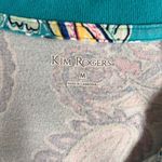 kim rogers BOGO Short Sleeve Multicolored Paisley Top Photo 5