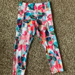 Zyia Active Light N Tight Crop Legging Vibrant Floral 6-8 Photo 1