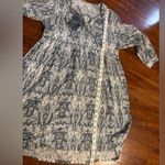 Made in India Y2K bohemian boho blue floral prairie coquette long sleeve medium Photo 14