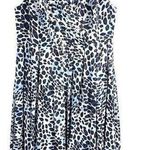Jessica London Plus Size 24 Dress Maxi Floor Length Blue Leopard Print Lined 561 Photo 0