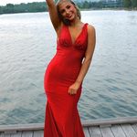 Johnathan Kayne Red Prom Dress Photo 0